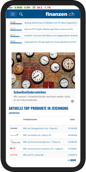 Native Ad Darstellung auf Webseite